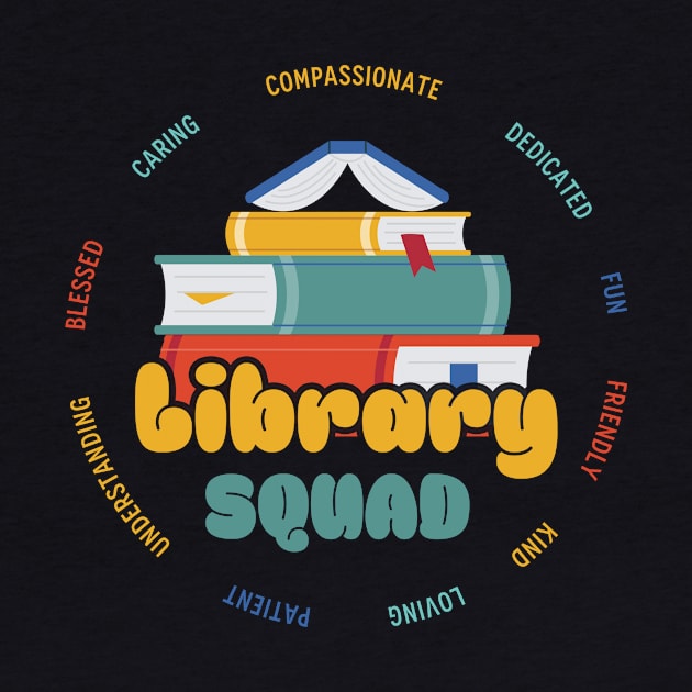 Library Worker Designs - Library Squad by Sky at night